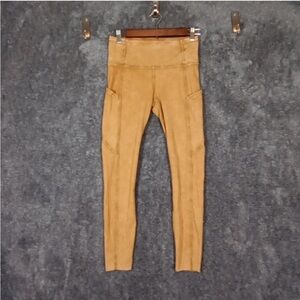 Lululemon Ice Dye Wash Spiced Bronze Fast N Free High Rise Tight Womens 6